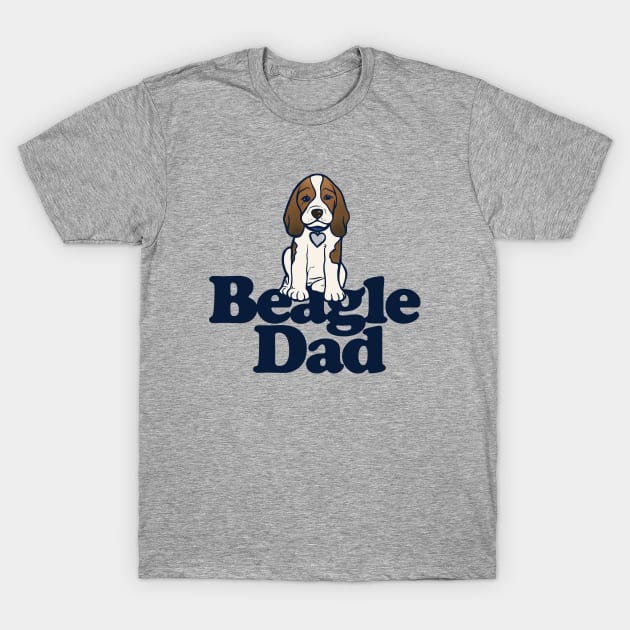 Beagle Dad T-Shirt by bubbsnugg